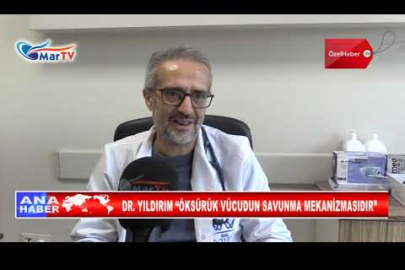 DR YILDIRIM “ÖKSÜRÜK VÜCUDUN SAVUNMA MEKANİZMASIDIR”