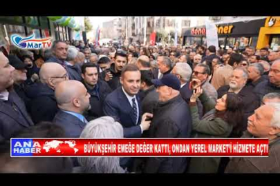 BÜYÜKŞEHİR EMEĞE DEĞER KATTI, ONDAN YEREL MARKET’İ HİZMETE AÇTI