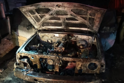 MARMARA ADASI’NDA ARAÇ YANGINI