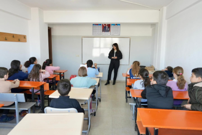 BURHANİYE’DE ORTAOKUL ÖĞRENCİLERİNE ÇEVRE FARKINDALIĞI EĞİTİMİ