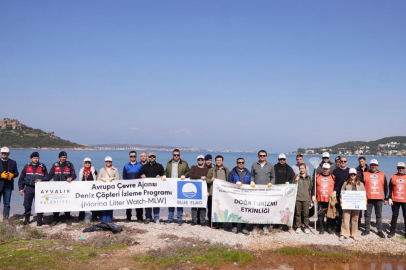 AYVALIK TABİAT PARKI’NDA DENİZ TEMİZLİĞİ VE ATIK İZLEME ÇALIŞMASI