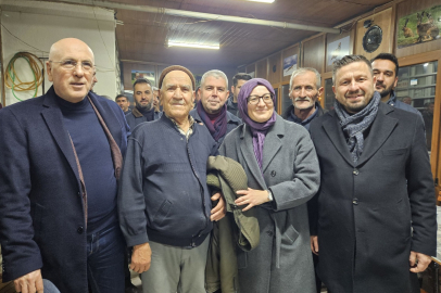 AK PARTİ HEYETİ SINDIRGI YÜREĞİL’DE VATANDAŞLARLA BULUŞTU