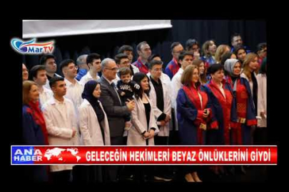 GELECEĞİN HEKİMLERİ BEYAZ ÖNLÜKLERİNİ GİYDİ