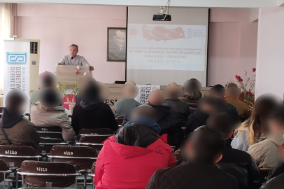 BALIKESİR’DE YÜKÜMLÜLERE ÇANAKKALE SEMİNERİ