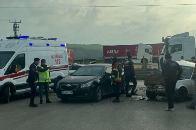 BANDIRMA’DA ZİNCİRLEME KAZA