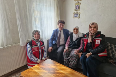 BALIKESİR’DE ŞEHİT AİLESİNE BAYRAM ZİYARETİ