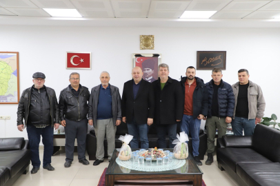 GÖNEN KAHVECİLER ESNAF ODASI’NDAN BAŞKAN PALAZ’A ZİYARET