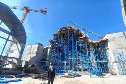 BANDIRMA MÜFTÜSÜNDEN ÜNİVERSİTE CAMİİ İNŞAATINA ZİYARET