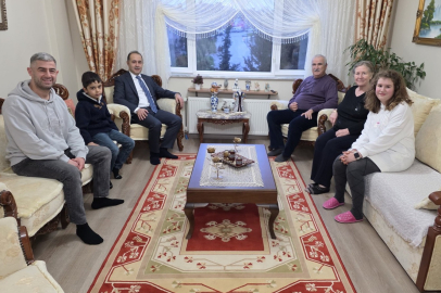 KAYMAKAM AKSAKAL’DAN ŞEHİT AİLELERİNE BAYRAM ZİYARETİ