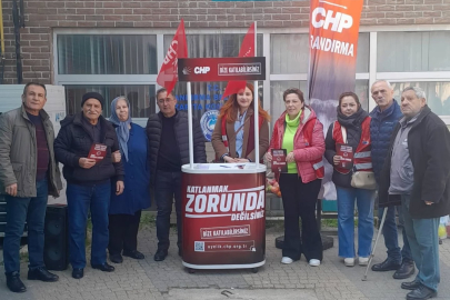 CHP BANDIRMA’DAN YOĞUN SAHA ÇALIŞMASI