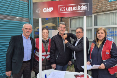 CHP BANDIRMA’DAN PAZAR YERİNDE ÜYE ÇALIŞMASI