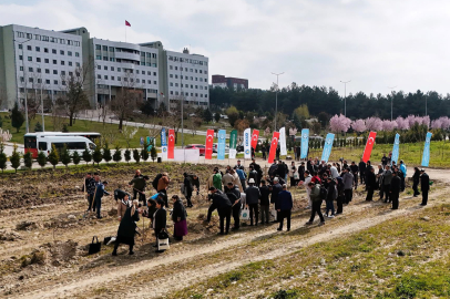 TUSAŞ ŞEHİDİ EKİCİ ANISINA BAÜN’DE 1000 MEYVE FİDANI DİKİLDİ