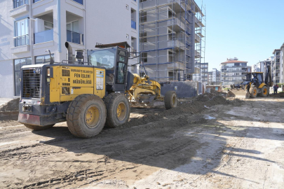 BURHANİYE’DE YOL VE ALTYAPI ÇALIŞMALARI ARALIKSIZ SÜRÜYOR