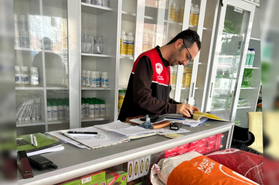 KEPSUT’TA GÜBRE VE İLAÇ BAYİLERİNE ETİKET DENETİMİ