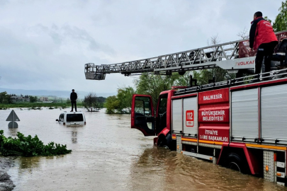 MAHSUR KALAN SÜRÜCÜ KURTARILDI