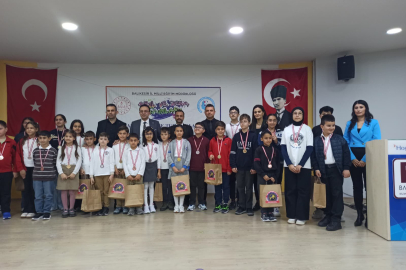 AKIL VE ZEKA OYUNLARI’NDA DERECEYE GİRENLERE ÖDÜL TAKDİMİ