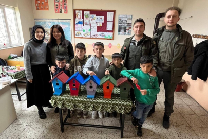 DURSUNBEY’DE MİNİKLERDEN DOĞAYA ANLAMLI KATKI