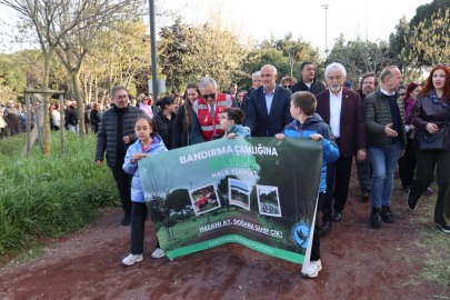 YÜZLERCE BANDIRMALI ÇAMLIK İÇİN TEK YÜREK OLDU