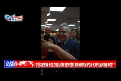 DÜŞLERİN YOLCULUĞU SERGİSİ BANDIRMA’DA KAPILARINI AÇTI