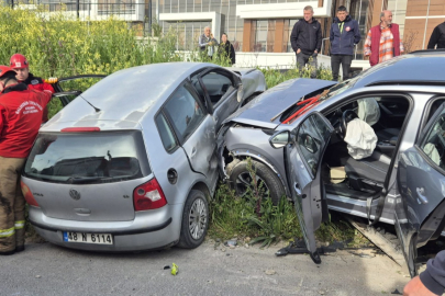 SUSURLUK’TA HASTANE KAVŞAĞINDA KAZA