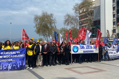 BANDIRMA’DAKİ EĞİTİM SENDİKALARINDAN SİVEREK’TEKİ SALDIRIYA TEPKİ