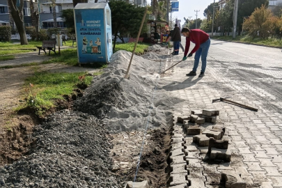 EDREMİT SEDİR CADDESİ’NDE ÇEVRE DÜZENLEME ÇALIŞMASI
