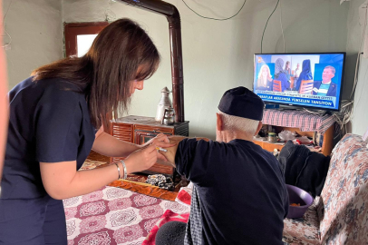 KEPSUT’TA MOBİL SAĞLIK HİZMETLERİ İLÇE GENELİNDE SÜRÜYOR