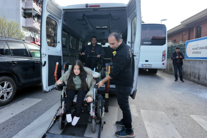 Kocaeli'de 'Engelsiz Taksi' hayallere köprü oldu