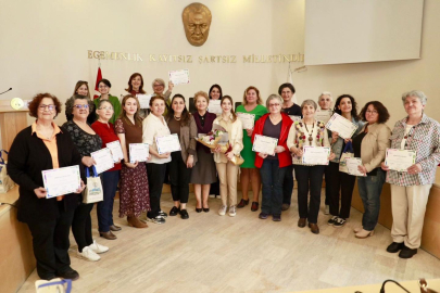 BURHANİYE KADINLARI KİHEP SERTİFİKALARINI ALDI