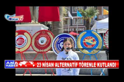 23 NİSAN ALTERNATİF TÖRENLE KUTLANDI