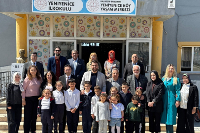 MİLLETVEKİLİ ÖZTAYLAN YENİYENİCE’DE MİNİKLERLE BULUŞTU