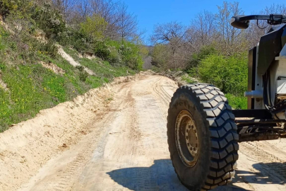 BANDIRMA ÇEVRESİNDE ORMAN YANGINLARINA KARŞI YOL AĞI GENİŞLETİLİYOR