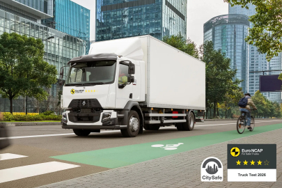 Renault Trucks D, Euro NCAP değerlendirmesinde 4 yıldız ve CitySafe etiketini kazandı