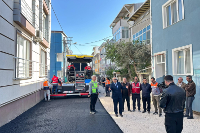 BANDIRMA BELEDİYESİ 100. YIL MAHALLESİ’NDE ÇALIŞMALARINI SÜRDÜRÜYOR
