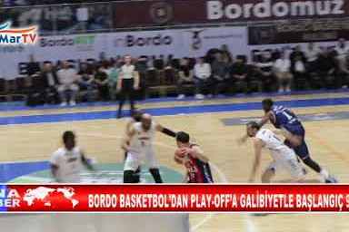 BORDO BASKETBOL’DAN PLAY OFF’A GALİBİYETLE BAŞLANGIÇ 93 70