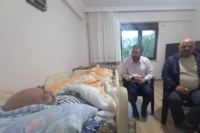EMEKLİ DİN GÖREVLİSİNE GEÇMİŞ OLSUN ZİYARETİ