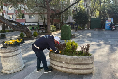 SUSURLUK’TA PARKLAR VE BAHÇELER ÇİÇEKLENDİRİLİYOR
