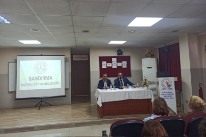 BANDIRMA’DA ÖZEL ÖĞRETİM KURUMLARI TOPLANTISI