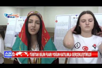 TÜBİTAK BİLİM FUARI YOĞUN KATILIMLA GERÇEKLEŞTİRİLDİ