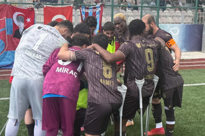 Trabzon Ampute Futbol Takımı üçüncülüğü garantiledi