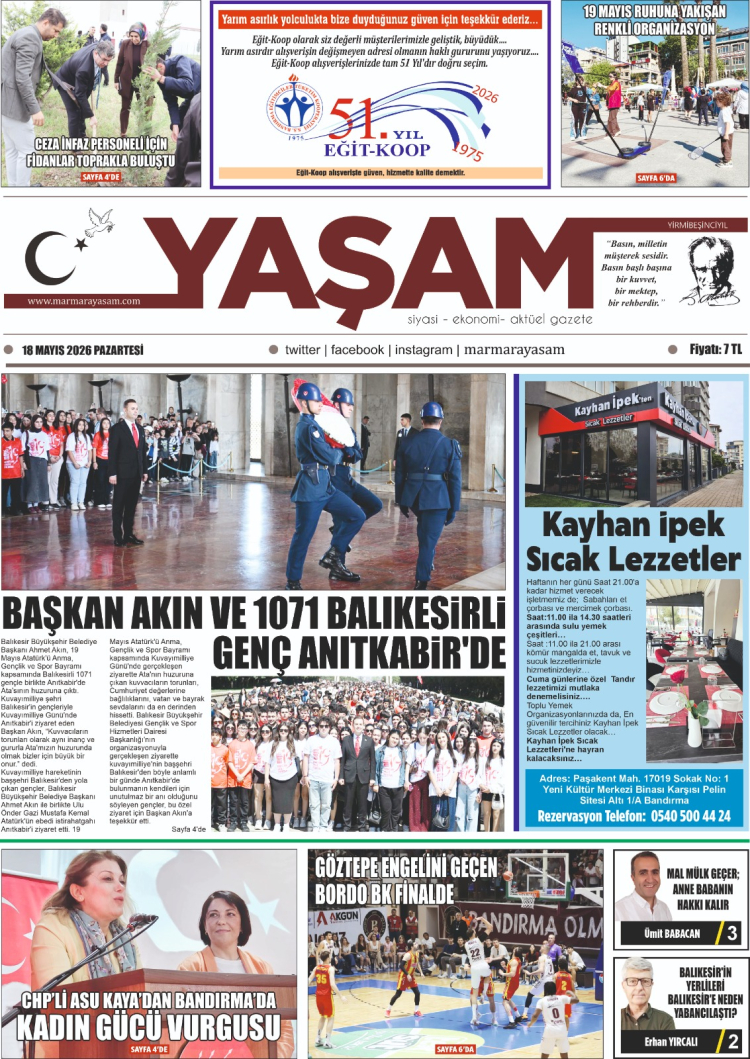 18 Mayıs 2026