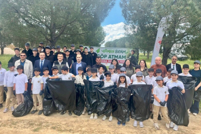BANDIRMA’DA ÖĞRENCİLER ORMANLARI TEMİZLEDİ