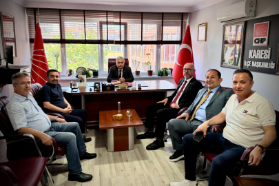 MİLLETVEKİLİ SARI’DAN CHP KARESİ İLÇE BAŞKANLIĞI’NA ZİYARET