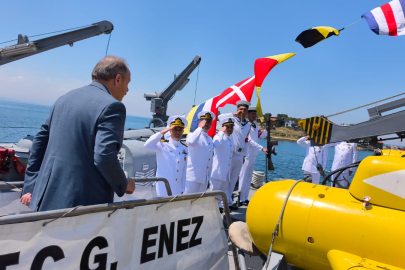 TCG ENEZ GEMİSİNDE ANLAMLI 19 MAYIS BULUŞMASI