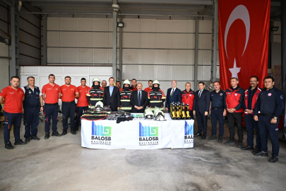 BÜYÜKŞEHİR’DEN OSB İTFAİYESİ’NE 11 YIL SONRA EKİPMAN DESTEĞİ