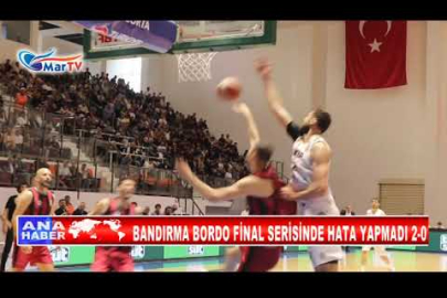 BANDIRMA BORDO FİNAL SERİSİNDE HATA YAPMADI 2 0