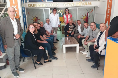 AK PARTİ BANDIRMA VE ERDEK TEŞKİLATLARI BAYRAMLAŞTI