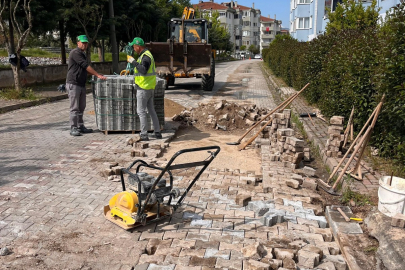 GÖNEN’DE BELEDİYE EKİPLERİNDEN SAHADA YOĞUN MESAİ
