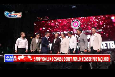 ŞAMPİYONLUK COŞKUSU DEMET AKALIN KONSERİYLE TAÇLANDI