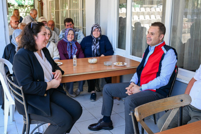 BAŞKAN AKIN ÖMERKÖY’DE ÇALIŞMALARI YERİNDE İNCELEDİ